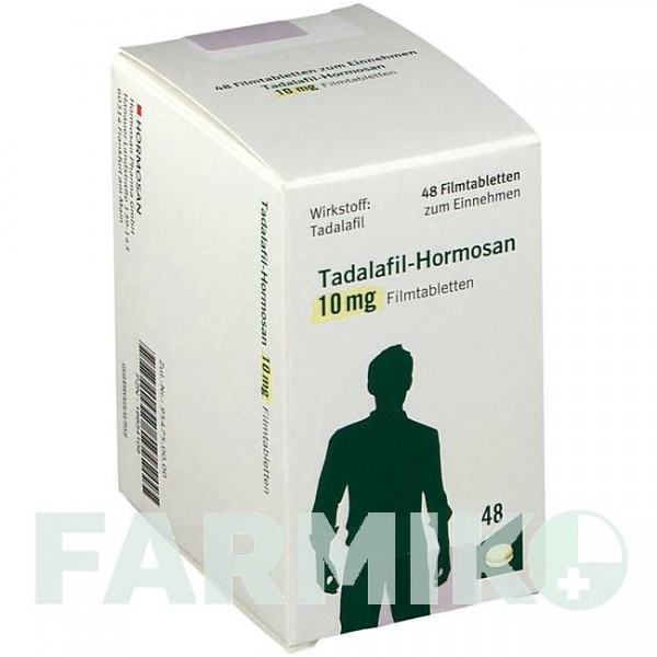 ТАДАЛАФИЛ (TADALAFIL) 10 мг таблетки 48 шт - Тадалафил HORMOSAN PHARMA