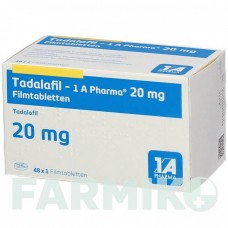ТАДАЛАФИЛ (TADALAFIL) 20 мг таблетки 48 шт - Тадалафил 1 A PHARMA
