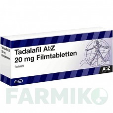 ТАДАЛАФИЛ (TADALAFIL) 20 мг таблетки 12 шт - Тадалафил ABZ PHARMA