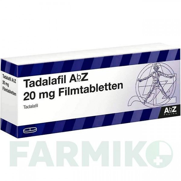 ТАДАЛАФИЛ (TADALAFIL) 20 мг таблетки 24 шт - Тадалафил ABZ PHARMA
