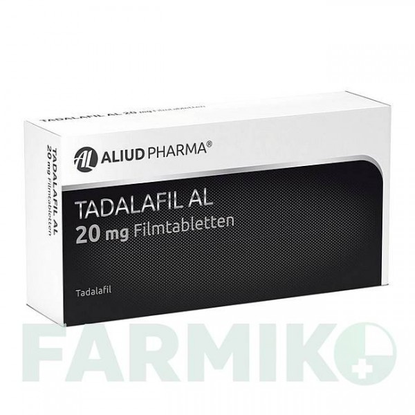 ТАДАЛАФИЛ (TADALAFIL) 20 мг таблетки 24 шт - Тадалафил ALIUD PHARMA