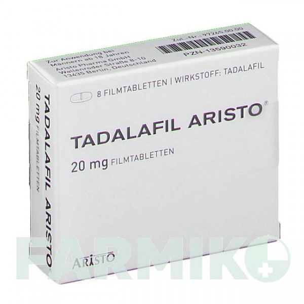 ТАДАЛАФІЛ (TADALAFIL) 20 мг таблетки 8 шт - Тадалафіл ARISTO PHARMA