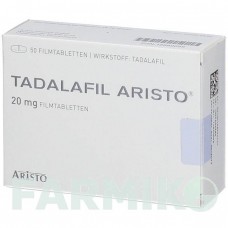 ТАДАЛАФИЛ (TADALAFIL) 20 мг таблетки 50 шт - Тадалафил ARISTO PHARMA