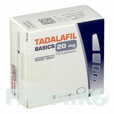 ТАДАЛАФИЛ (TADALAFIL) 20 мг таблетки 8 шт - Тадалафил BASICS