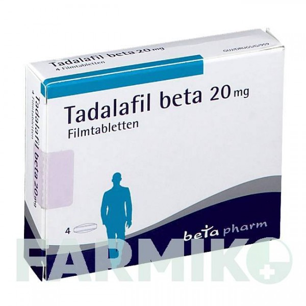 ТАДАЛАФІЛ (TADALAFIL) 20 мг таблетки 4 шт - Тадалафіл BETAPHARM