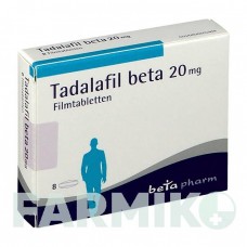 ТАДАЛАФИЛ (TADALAFIL) 20 мг таблетки 8 шт - Тадалафил BETAPHARM