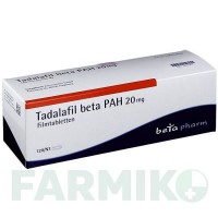 ТАДАЛАФІЛ (TADALAFIL) 20 мг таблетки 120 шт - Тадалафіл BETAPHARM