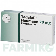 ТАДАЛАФИЛ (TADALAFIL) 20 мг таблетки 28 шт - Тадалафил HEUMANN PHARMA