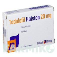 ТАДАЛАФИЛ (TADALAFIL) 20 мг таблетки 8 шт - Тадалафил HOLSTEN PHARMA
