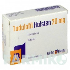 ТАДАЛАФИЛ (TADALAFIL) 20 мг таблетки 48 шт - Тадалафил HOLSTEN PHARMA
