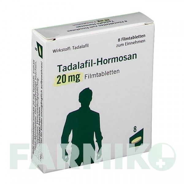 ТАДАЛАФИЛ (TADALAFIL) 20 мг таблетки 8 шт - Тадалафил HORMOSAN PHARMA
