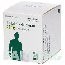ТАДАЛАФИЛ (TADALAFIL) 20 мг таблетки 48 шт - Тадалафил HORMOSAN PHARMA