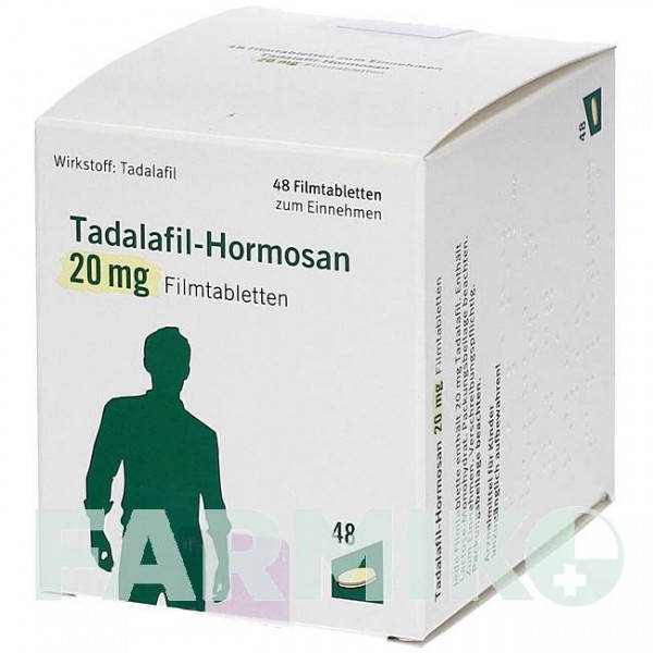 ТАДАЛАФІЛ (TADALAFIL) 20 мг таблетки 48 шт - Тадалафіл HORMOSAN PHARMA