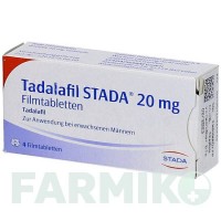 ТАДАЛАФІЛ (TADALAFIL) 20 мг таблетки 4 шт - Тадалафіл STADAPHARM