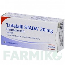 ТАДАЛАФИЛ (TADALAFIL) 20 мг таблетки 4 шт - Тадалафил STADAPHARM