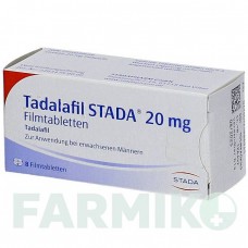 ТАДАЛАФИЛ (TADALAFIL) 20 мг таблетки 8 шт - Тадалафил STADAPHARM