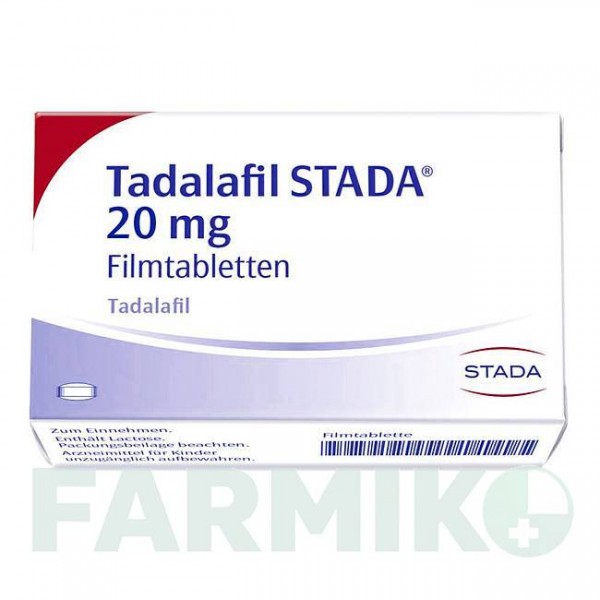 ТАДАЛАФИЛ (TADALAFIL) 20 мг таблетки 24 шт - Тадалафил STADAPHARM