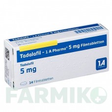 ТАДАЛАФИЛ (TADALAFIL) 5 мг таблетки 14 шт - Тадалафил 1 A PHARMA