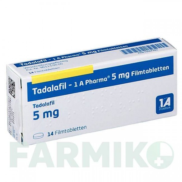 ТАДАЛАФИЛ (TADALAFIL) 5 мг таблетки 14 шт - Тадалафил 1 A PHARMA