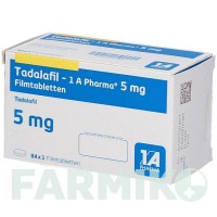ТАДАЛАФІЛ (TADALAFIL) 5 мг таблетки 84 шт - Тадалафіл 1 A PHARMA
