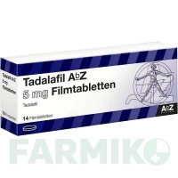 ТАДАЛАФІЛ (TADALAFIL) 5 мг таблетки 14 шт - Тадалафіл ABZ PHARMA