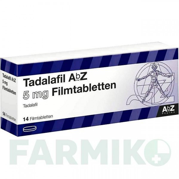 ТАДАЛАФІЛ (TADALAFIL) 5 мг таблетки 14 шт - Тадалафіл ABZ PHARMA