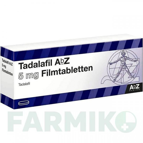 ТАДАЛАФІЛ (TADALAFIL) 5 мг таблетки 28 шт - Тадалафіл ABZ PHARMA