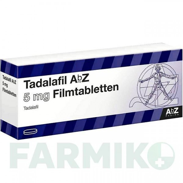 ТАДАЛАФИЛ (TADALAFIL) 5 мг таблетки 84 шт - Тадалафил ABZ PHARMA