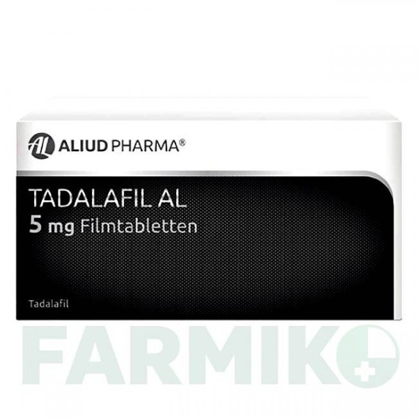 ТАДАЛАФИЛ (TADALAFIL) 5 мг таблетки 28 шт - Тадалафил ALIUD PHARMA