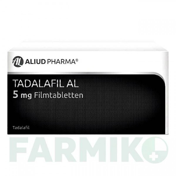 ТАДАЛАФИЛ (TADALAFIL) 5 мг таблетки 84 шт - Тадалафил ALIUD PHARMA