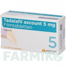 ТАДАЛАФИЛ (TADALAFIL) 5 мг таблетки 84 шт - Тадалафил AXCOUNT GENERIKA