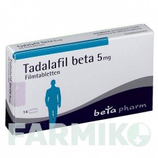 ТАДАЛАФИЛ (TADALAFIL) 5 мг таблетки 14 шт - Тадалафил BETAPHARM
