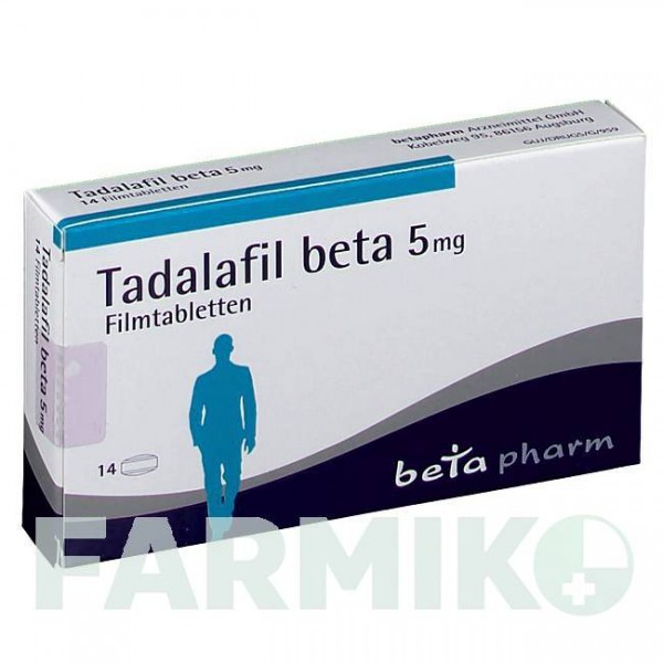 ТАДАЛАФІЛ (TADALAFIL) 5 мг таблетки 14 шт - Тадалафіл BETAPHARM