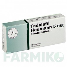 ТАДАЛАФИЛ (TADALAFIL) 5 мг таблетки 14 шт - Тадалафил HEUMANN PHARMA