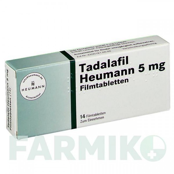 ТАДАЛАФИЛ (TADALAFIL) 5 мг таблетки 14 шт - Тадалафил HEUMANN PHARMA
