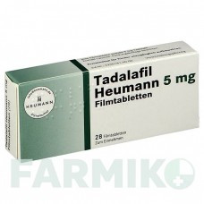 ТАДАЛАФИЛ (TADALAFIL) 5 мг таблетки 28 шт - Тадалафил HEUMANN PHARMA