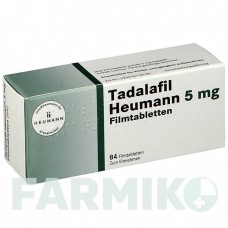 ТАДАЛАФИЛ (TADALAFIL) 5 мг таблетки 84 шт - Тадалафил HEUMANN PHARMA