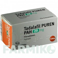 ТАДАЛАФІЛ ПАХ (TADALAFIL PAH) 20 мг таблетки 56 шт - Тадалафіл PUREN PHARMA