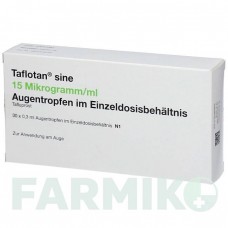 ТАФЛОТАН (TAFLOTAN) 15 мкг/мл піпетки 30x0,3 мл - Тафлупрост 2CARE4