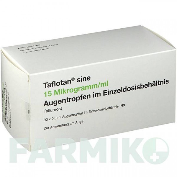 ТАФЛОТАН (TAFLOTAN) 15 мкг/мл піпетки 90x0,3 мл - Тафлупрост 2CARE4