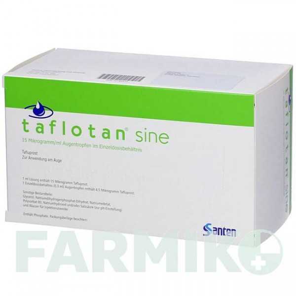 ТАФЛОТАН (TAFLOTAN) 15 мкг/мл піпетки 90x0,3 мл - Тафлупрост AXICORP PHARMA