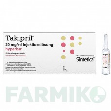 ТАКИПРИЛ (TAKIPRIL) 20 мг/мл ампулы 10x5 мл - Прилокаин SINTETICA