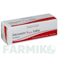 ТАКРОЗЕМ (TAKROZEM) 1 мг/г мазь 60 г - Такролімус PIERRE FABRE