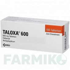 ТАЛОКСА (TALOXA) 600 таблетки 100 шт - Фелбамат ACA MULLER-ADAG PHARMA