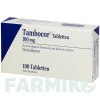 ТАМБОКОР (TAMBOCOR) таблетки 100 шт - Флекаинид AXICORP PHARMA