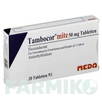 ТАМБОКОР (TAMBOCOR) таблетки 20 шт - Флекаїнід MEDA PHARMA