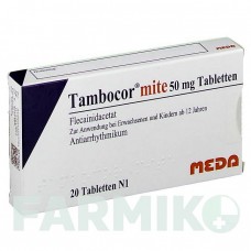 ТАМБОКОР (TAMBOCOR) таблетки 20 шт - Флекаїнід MEDA PHARMA