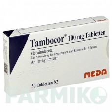 ТАМБОКОР (TAMBOCOR) таблетки 50 шт - Флекаїнід MEDA PHARMA