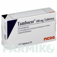ТАМБОКОР (TAMBOCOR) таблетки 100 шт - Флекаїнід MEDA PHARMA