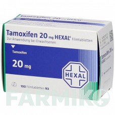 ТАМОКСИФЕН (TAMOXIFEN) 20 мг таблетки 100 шт - Тамоксифен HEXAL